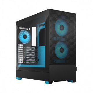 Obudowa Fractal Design Pop Air TG Clear Tint Midi Tower RGB czarna z wentylatorami