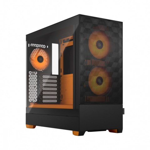 Obudowa Fractal Design Pop Air TG Clear Tint RGB pomarańczowa Midi Tower