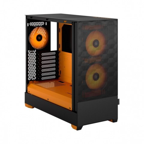 Obudowa Fractal Design Pop Air TG Clear Tint RGB pomarańczowa Midi Tower