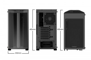Obudowa Be quiet! Pure Base 500 FX ARGB czarna z RGB i wentylatorami
