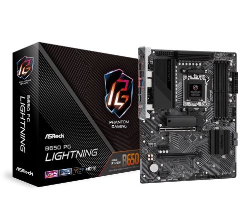 Płyta główna ASRock B650 PG LIGHTNING AM5 4DDR5 HDMI ATX wydajna