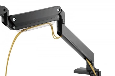 Ramię biurkowe Digitus 1xLCD max 35'' sprężyna gazowa 15kg ergonomic