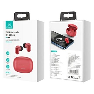 Słuchawki Bluetooth 5.1 USAMS BH Series bezprzewodowe douszne lekkie