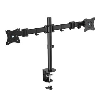 Uchwyt do monitora LogiLink 13-27 cali biurkowy 2x8kg