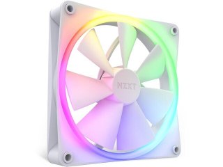 Wentylator NZXT F140 RGB 140mm biały wydajny z efektem świetlnym