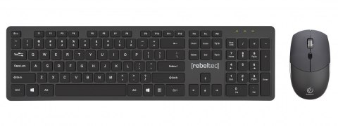 Zestaw bezprzewodowy klawiatura mysz Rebeltec MAXIM 2,4GHz 10m QWERTY