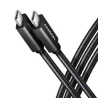 Kabel AXAGON BUCM32-CM10AB USB-C 3.2 Gen2 1m PD100W 4K premium