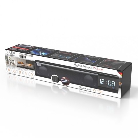 Głośnik z budzikiem Adler AD 1191 mobilny Bluetooth z AUX