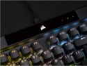 Klawiatura Corsair K70 PRO RGB optyczno-mechaniczna przewodowa czarna