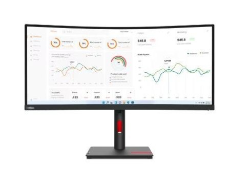 Monitor Lenovo ThinkVision T34w-30 34 cale WLED matowy 3440x1440