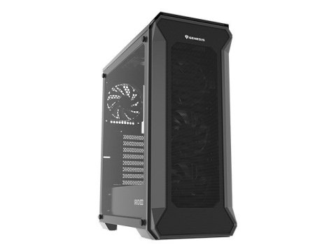 Obudowa Genesis Irid 505F Midi Tower z oknem USB 3.0 z 5 wentylatorami