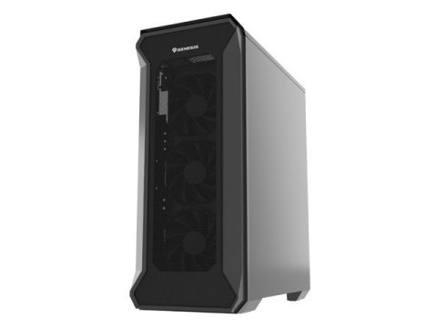 Obudowa Genesis Irid 505F Midi Tower z oknem USB 3.0 z 5 wentylatorami