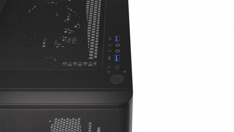 Obudowa Endorfy Ventum 200 Solid czarna Midi Tower z dobrą wentylacją