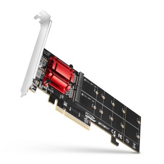 Kontroler PCIe AXAGON PCEM2-ND 2x M.2 NVMe SSD z obsługą RAID