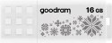 Pendrive GOODRAM UME2 16GB USB 2.0 biały z wzorem