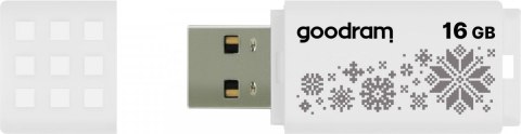 Pendrive GOODRAM UME2 16GB USB 2.0 biały z wzorem