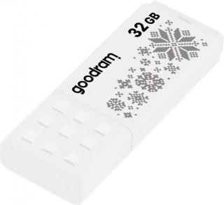 Pendrive GOODRAM UME2 32GB USB 2.0 biały praktyczny zatyczka