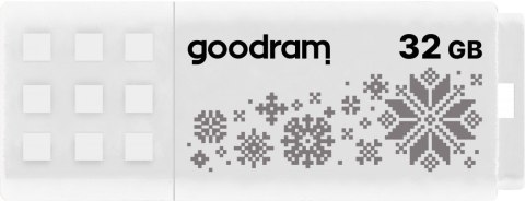 Pendrive GOODRAM UME2 32GB USB 2.0 biały praktyczny zatyczka