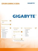 Płyta główna Gigabyte B760M GAMING X DDR4 mATX z HDMI i DisplayPort