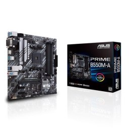 Płyta główna Asus PRIME B550M-A AM4 mATX z RGB 4DDR4 DVI-D HDMI M.2