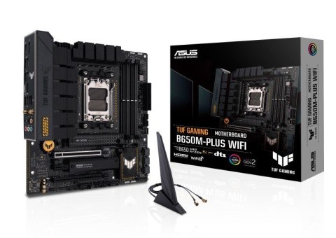 Płyta główna Asus TUF GAMING B650M-PLUS WIFI AM5 mATX 4x DDR5