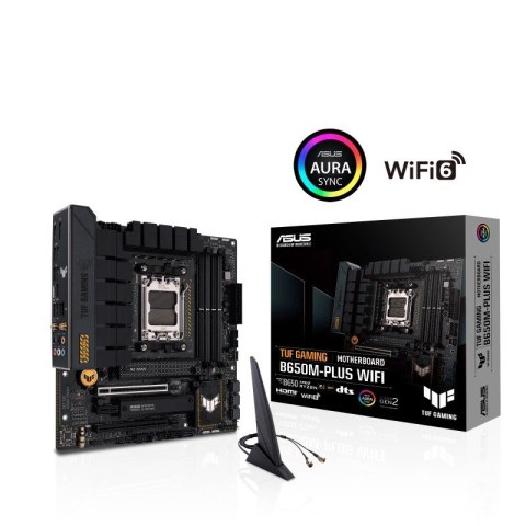 Płyta główna Asus TUF GAMING B650M-PLUS WIFI AM5 mATX 4x DDR5
