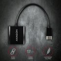 Adapter AXAGON RVH-VGAN aktywny HDMI do VGA Full HD z wyjściem audio