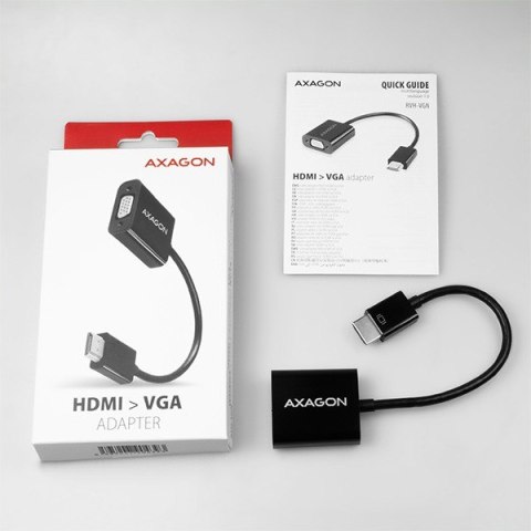 Adapter AXAGON RVH-VGN HDMI do VGA Full HD 1920x1200 aktywny