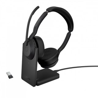 Słuchawki Jabra Evolve2 55 Link380a UC Stereo z ANC i stojakiem