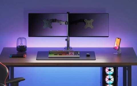 Uchwyt biurkowy Neomounts FPMA-D550DBLACK obrotowy do 2 monitorów 32" czarny
