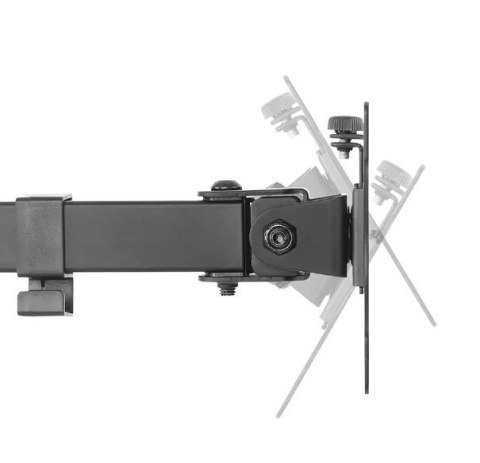 Uchwyt biurkowy Neomounts FPMA-D550DBLACK obrotowy do 2 monitorów 32" czarny