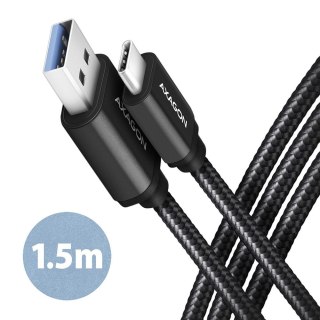 Kabel USB C USB A AXAGON BUCM3-AM15AB 1.5m czarny 3A USB 3.2 Gen1