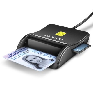 Czytnik kart AXAGON CRE SM3SD USB profesjonalny SD microSD SIM