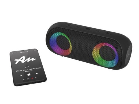 Głośnik Bluetooth Audictus Aurora 14W RMS RGB wodoodporny z podświetleniem