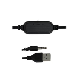 Głośniki Esperanza 2.0 USB LED Rainbow czarne do komputerów