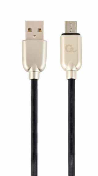 Kabel Micro-USB 2m czarny Gembird do ładowania danych z pozłacanymi złączami