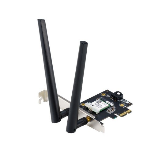 Karta sieciowa Asus PCE-AXE5400 WiFi 6E z antenami zewnętrznymi