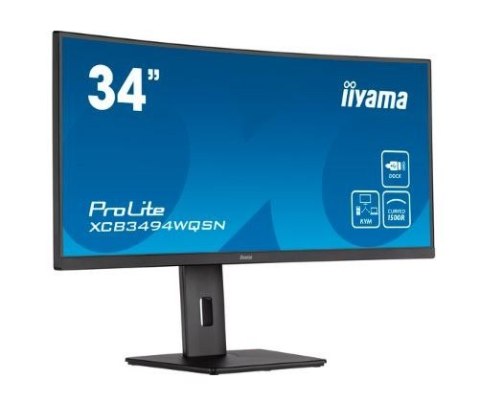 Monitor IIYAMA ProLite XCB3494WQSN-B5 34 cale UWQHD zakrzywiony z USB-C