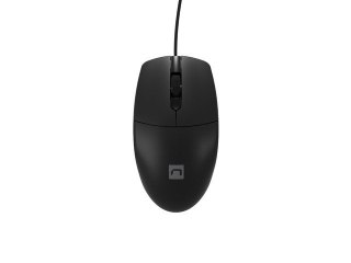 Mysz Natec Ruff 2 przewodowa optyczna 1000 DPI czarna do biura