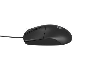 Mysz Natec Ruff 2 przewodowa optyczna 1000 DPI czarna do biura
