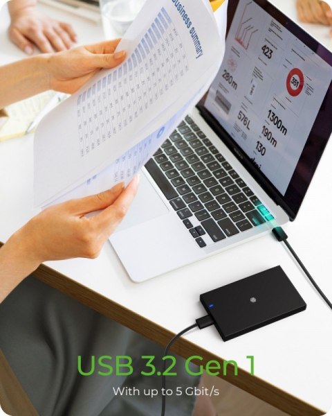 Obudowa IcyBox IB-200T-C3 2,5 SATA USB 3.2 Gen 1 szybka i beznarzędziowa Obudowa IcyBox IB-200T-C3 2,5 SATA USB 3.2 Gen 1 szybka i beznarzędziowa