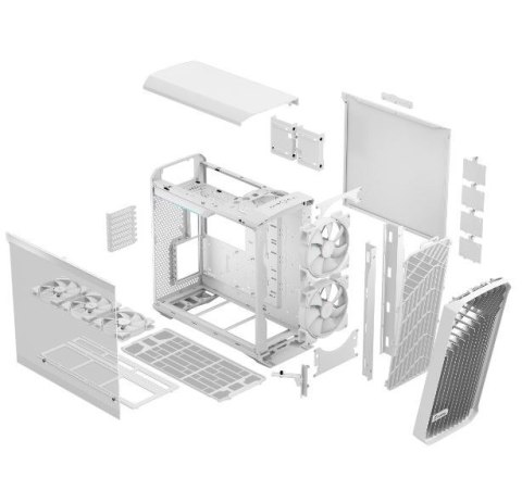 Obudowa Fractal Design Torrent White RGB TG Clear Tint Midi Tower z szkłem