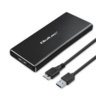 Obudowa Qoltec M.2 SATA USB 3.0 aluminiowa kieszeń 5Gb/s