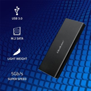 Obudowa Qoltec M.2 SATA USB 3.0 aluminiowa kieszeń 5Gb/s