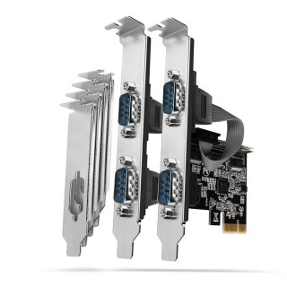 Kontroler PCIe AXAGON PCEA-S4N 4x RS232 wysoka wydajność z dostępem do BIOS