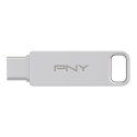 Pendrive PNY 256GB USB 3.2 Duo-Link srebrny szybki