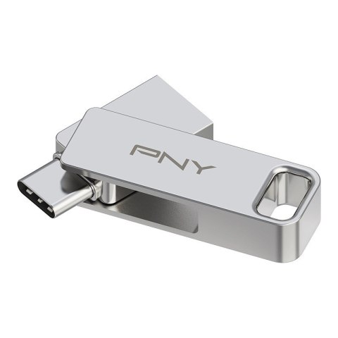 Pendrive PNY 256GB USB 3.2 Duo-Link srebrny szybki