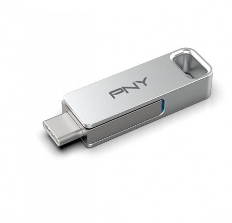 Pendrive PNY 256GB USB 3.2 Duo-Link srebrny szybki