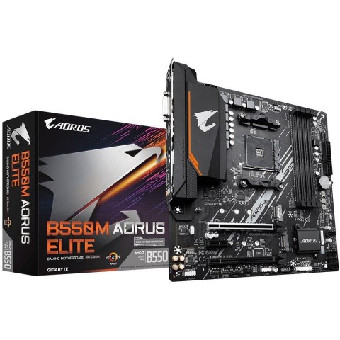 Płyta główna Gigabyte B550M AORUS ELITE AM4 mATX 4DDR4 2HDMI DVI-D