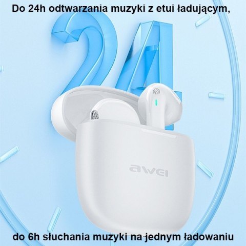 Słuchawki AWEI T26 Pro Bluetooth 5.3 wodoodporne ergonomiczne TWS czarne
